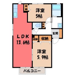 エミネンスコート Cの物件間取画像